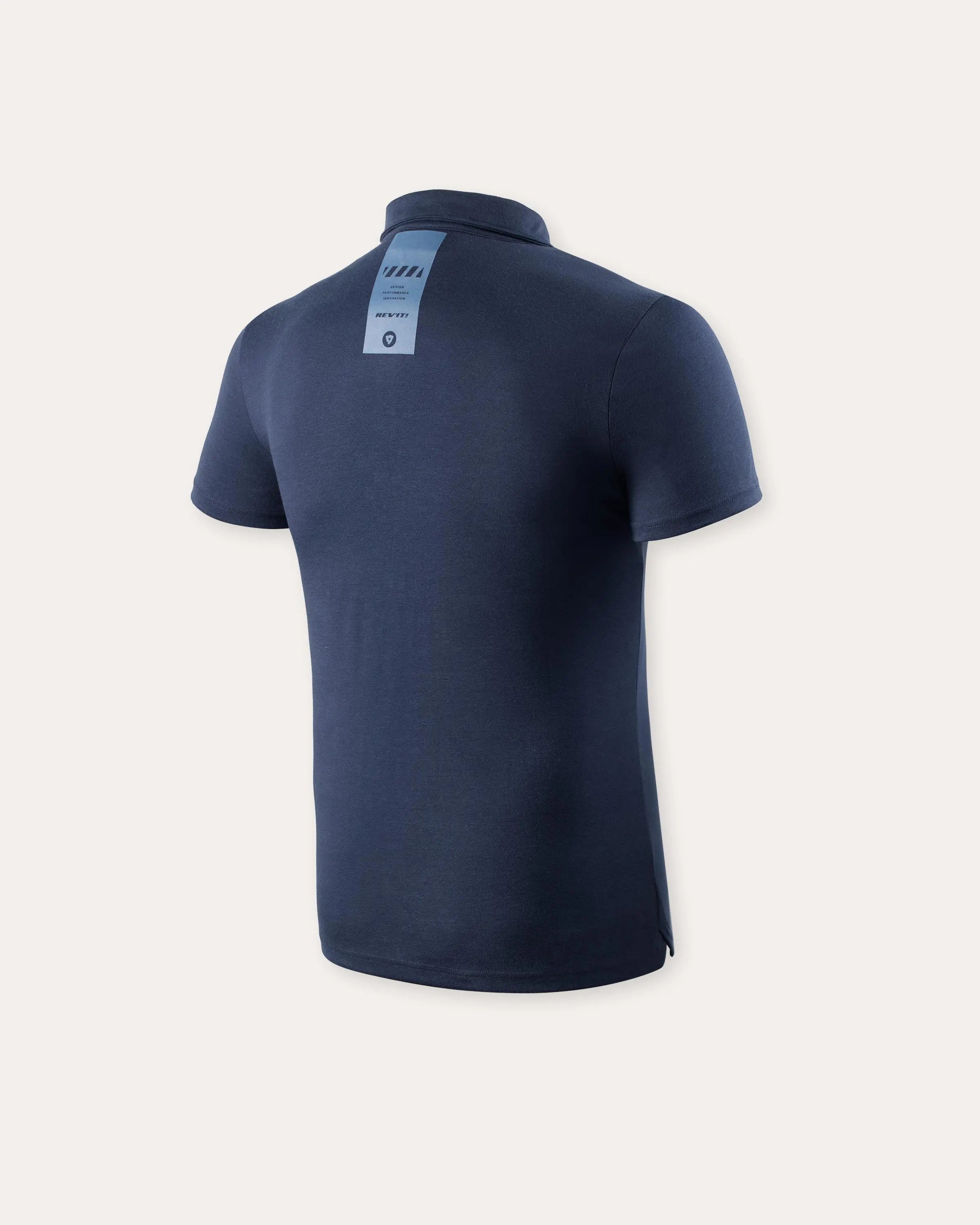 Revit Wyatt Polo T-Shirt Dark Blue FREE UK Delivery, FREE 365 Day Returns | Moto Central