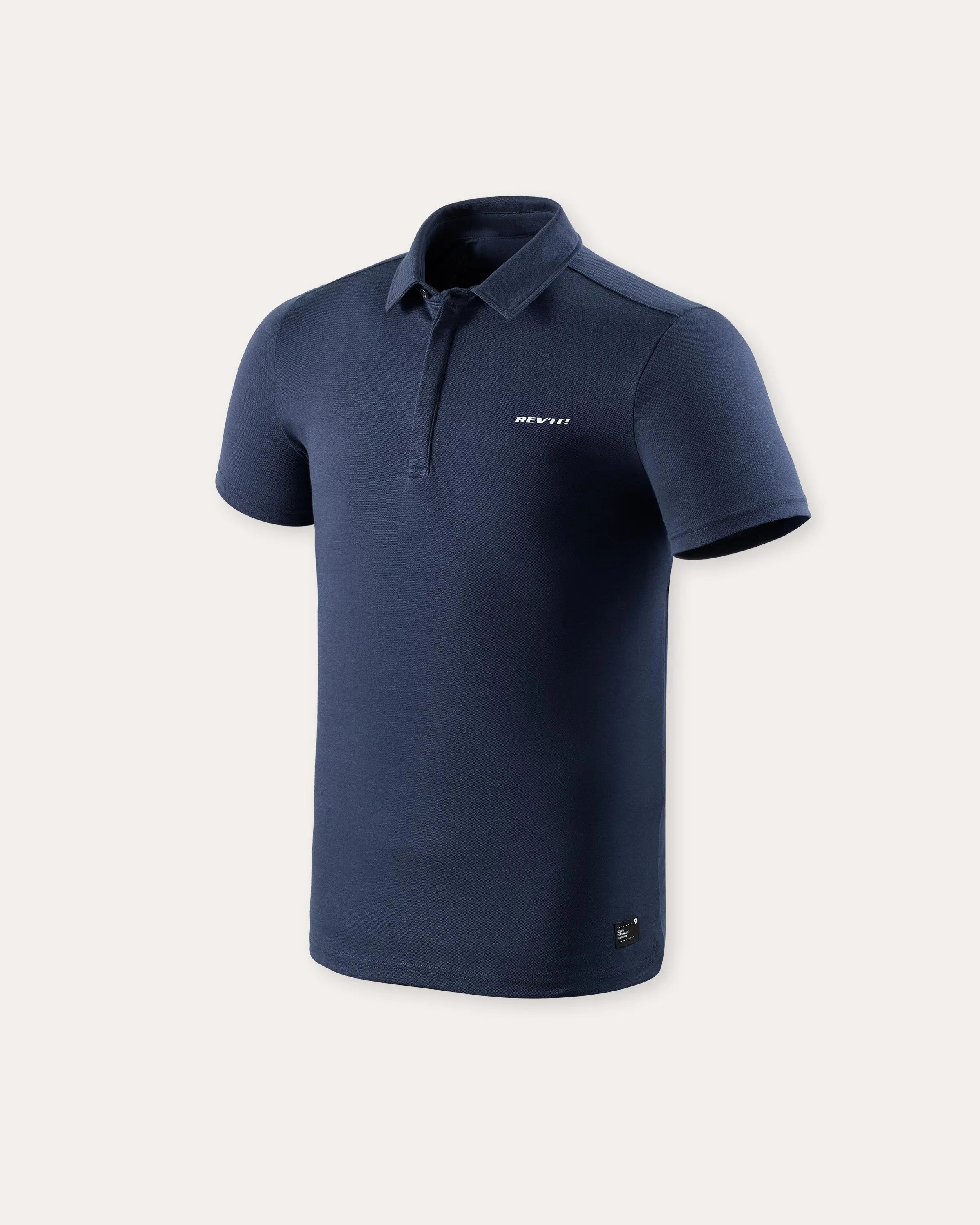 Revit Wyatt Polo T-Shirt Dark Blue FREE UK Delivery, FREE 365 Day Returns | Moto Central