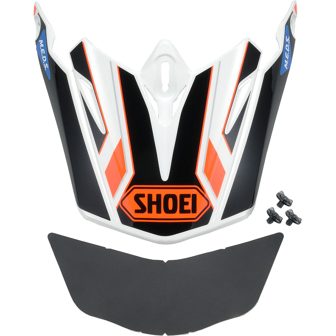 Shoei Peak For VFX WR Allegiant TC-8 Orange / White / Black Helmet FREE UK Delivery, FREE 365 Day Returns | Moto Central