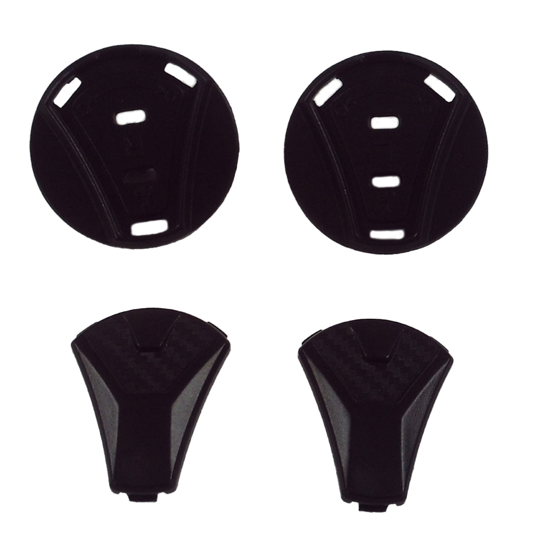 Spada Hellion Visor Outer Covers Black - Pair FREE UK Delivery, FREE 365 Day Returns | Moto Central