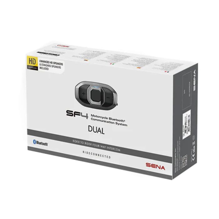 Sena Motorcycle Bluetooth Communication System SF4-02 Dual Pack