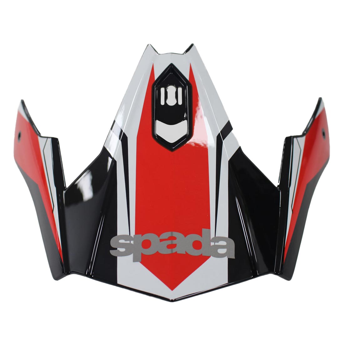 Spada Rock Stream Peak Black / Red / White FREE UK Delivery, FREE 365 Day Returns | Moto Central