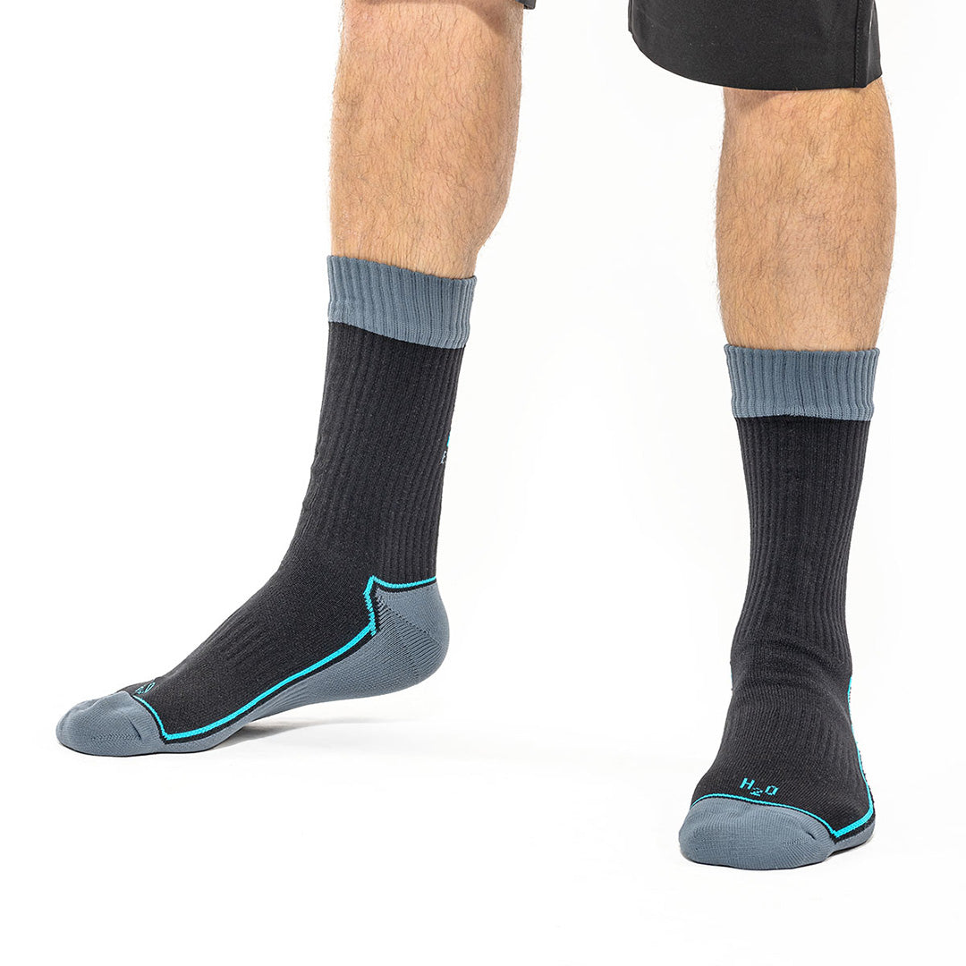 Spada Hydro MTB Socks Black Stormy FREE UK Delivery, FREE 365 Day Returns | Moto Central