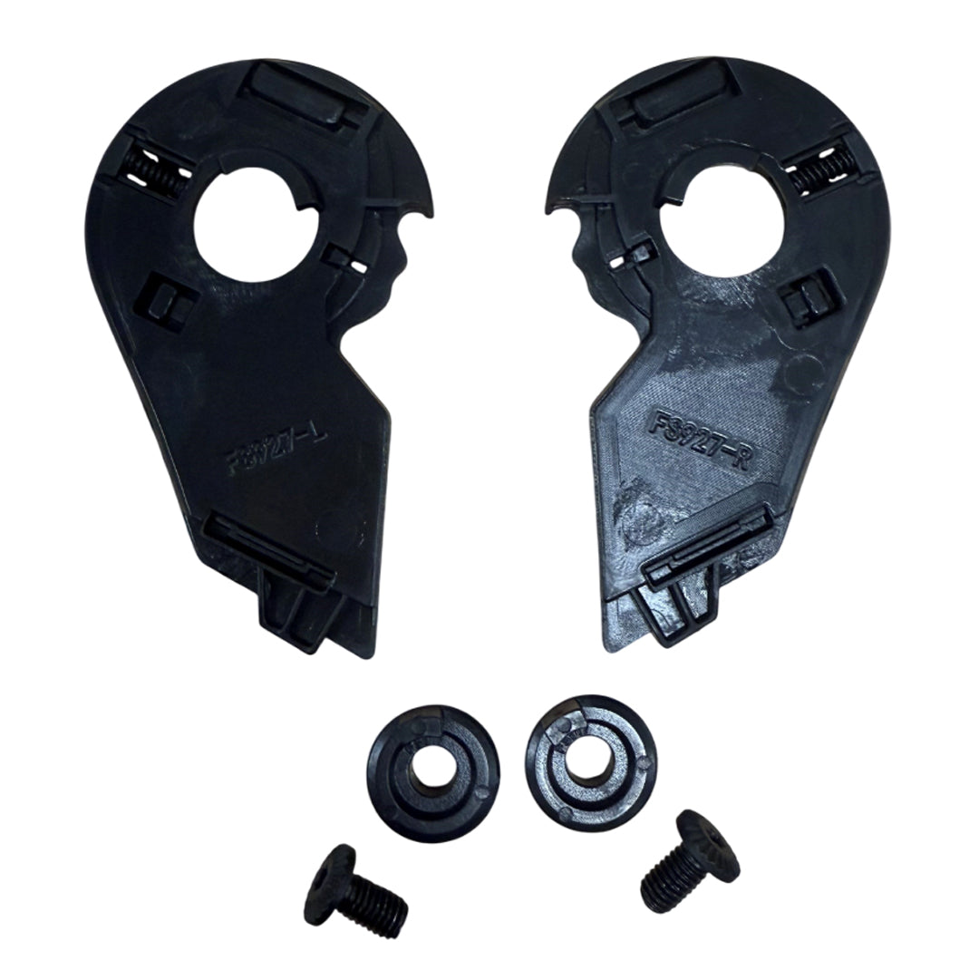 Spada Orion 2 Base Plates & Screw Set Black FREE UK Delivery, FREE 365 Day Returns | Moto Central