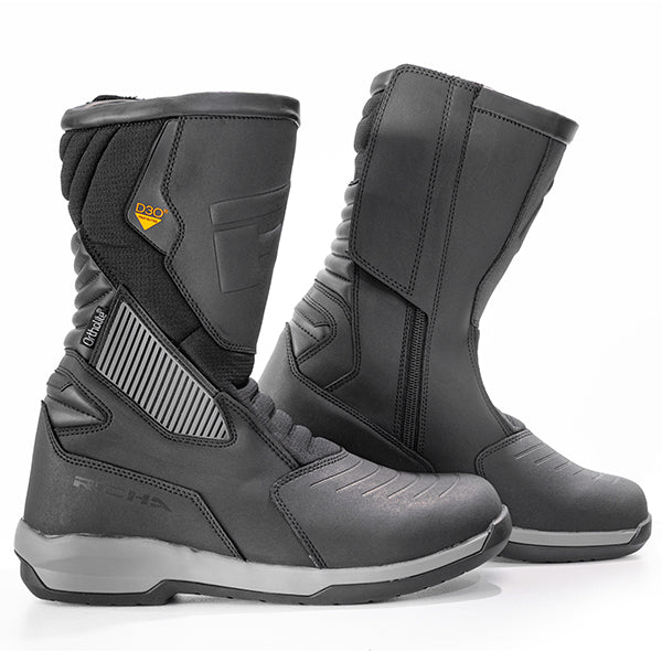 Richa Apollo Waterproof Boots Black FREE UK Delivery, FREE 365 Day Returns | Moto Central