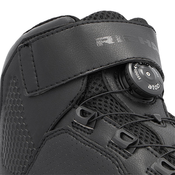 Richa Escape X Boots Black - dial fastening detail