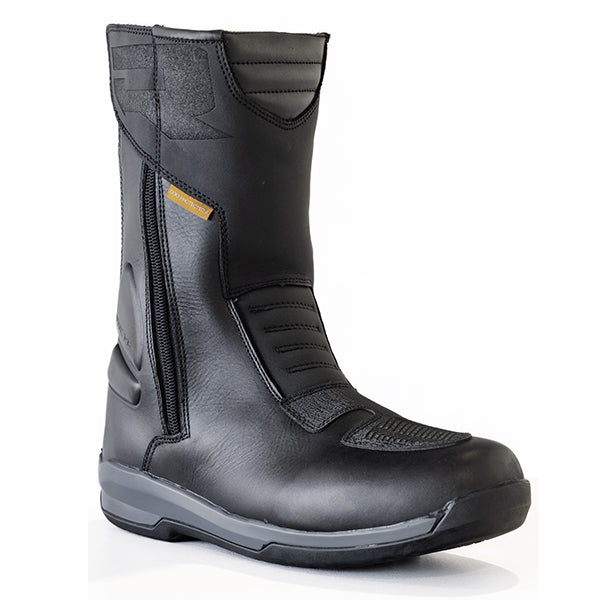 Richa Oberon Waterproof Boots Black pair side view on a white background