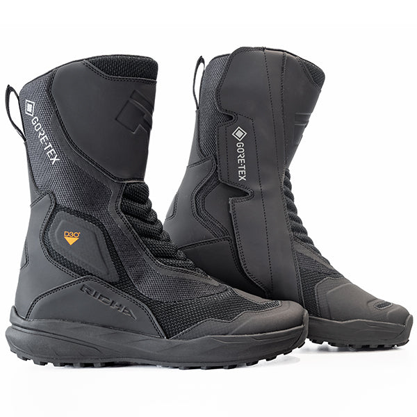 Richa Airstorm Gore-Tex Boots Black FREE UK Delivery, FREE 365 Day Returns | Moto Central