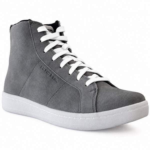 Richa Lewis Waterproof Sneakers Grey, single sneaker with white laces
