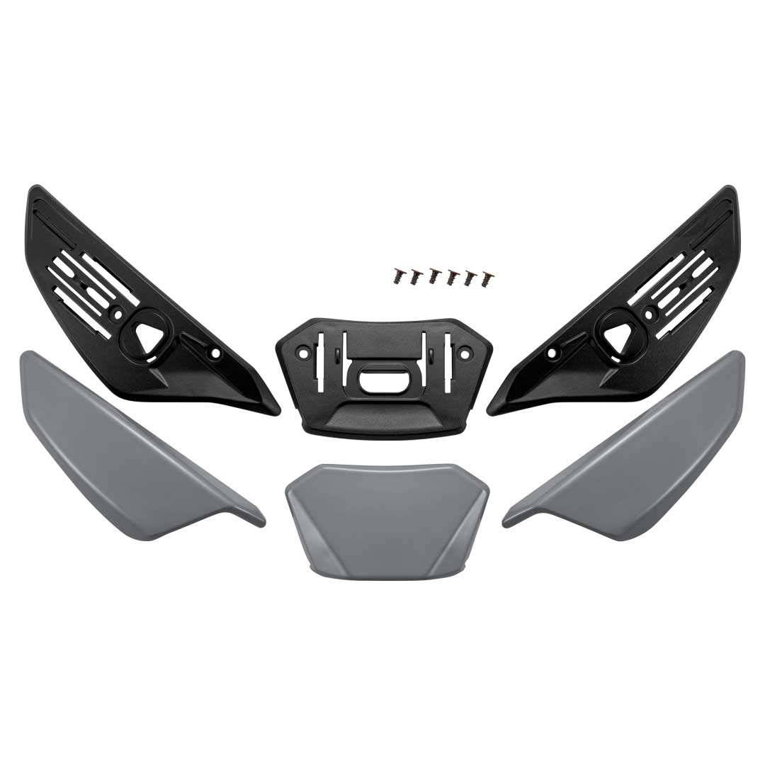 Shoei J-Cruise 3 Upper Air Intake Basalt Grey - FREE UK Delivery, FREE 365 Day Returns | Moto Central