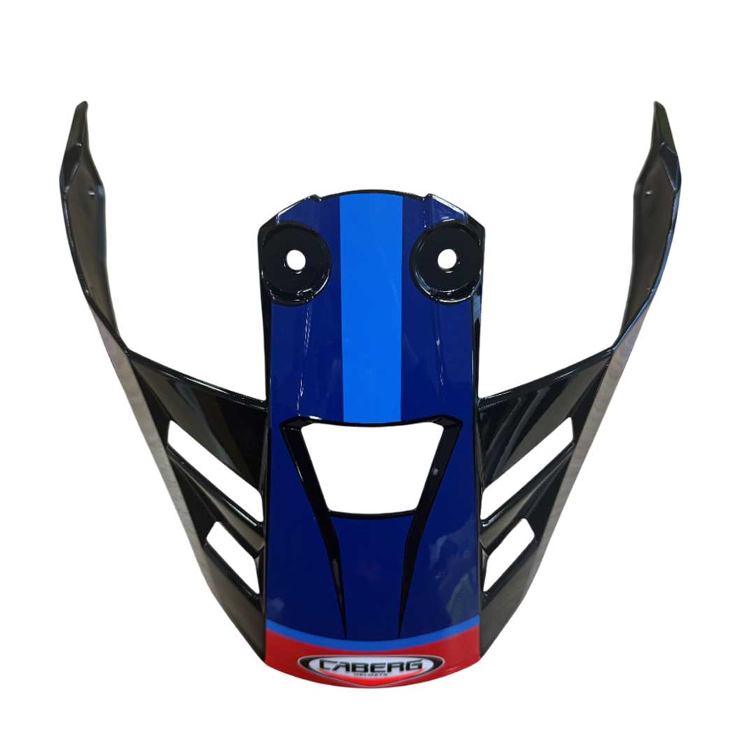 Caberg Tanami Scram Peak & Screws Black / Red / Blue / Light Blue - FREE UK Delivery, FREE 365 Day Returns | Moto Central