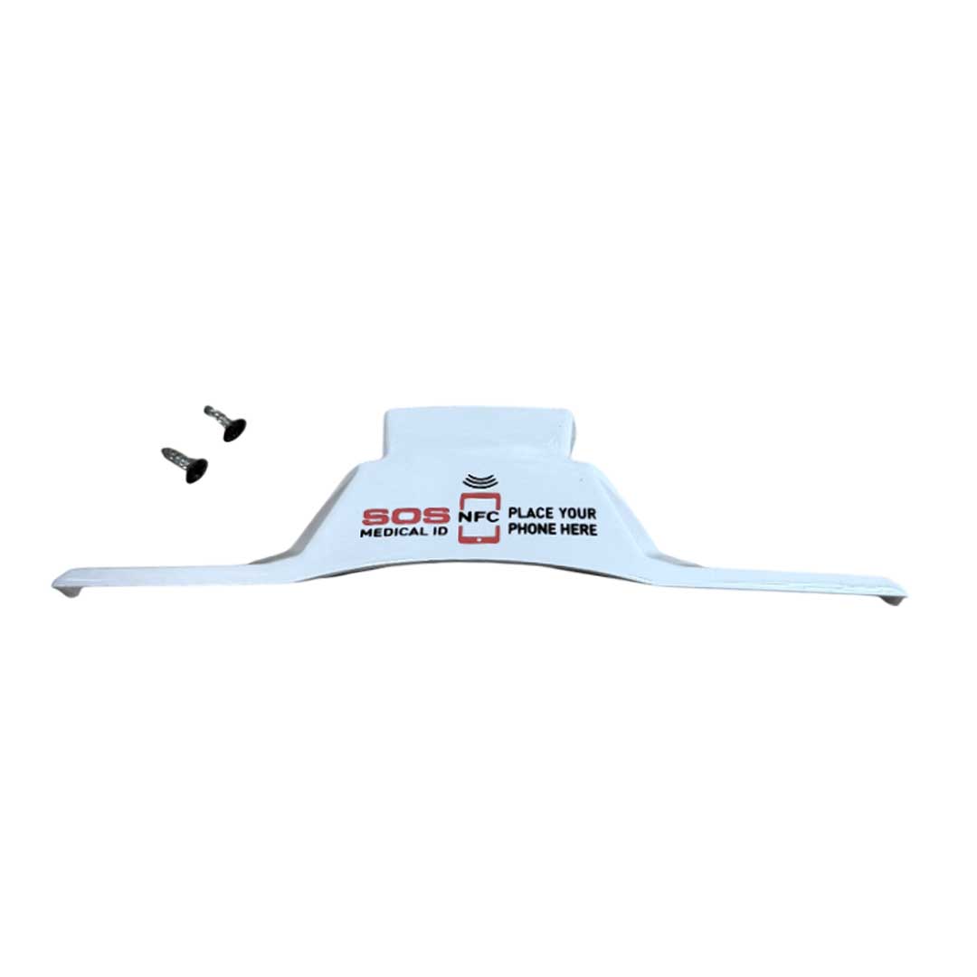 Caberg Tanami Rear Frame With SOS Chip & Screws White - FREE UK Delivery, FREE 365 Day Returns | Moto Central