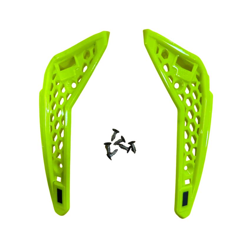 Caberg Tanami Rear Vent Base & Screws Fluo Yellow - FREE UK Delivery, FREE 365 Day Returns | Moto Central