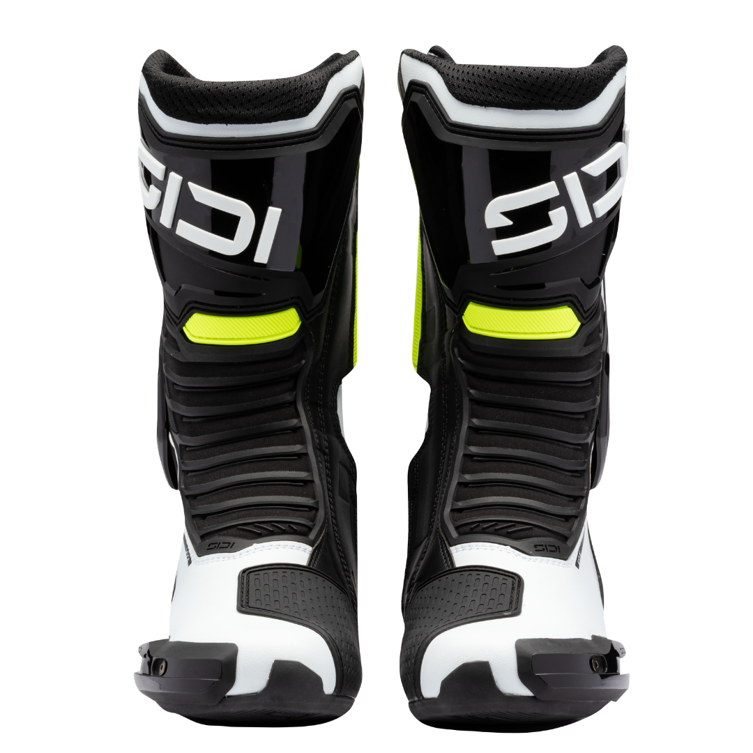 Sidi VYX CE Boots White / Black / Fluo Yellow FREE UK Delivery, FREE 365 Day Returns | Moto Central