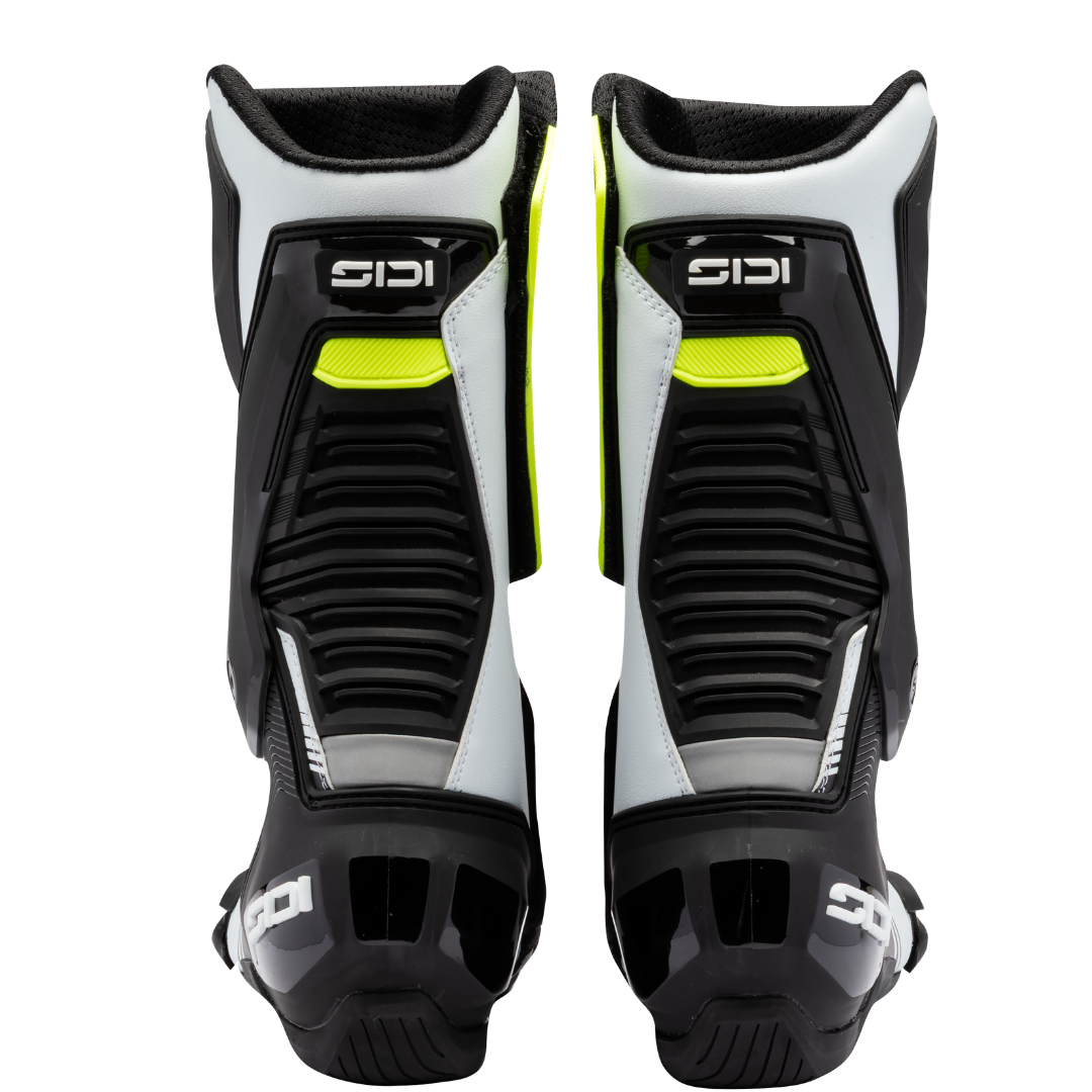 Sidi VYX CE Boots White / Black / Fluo Yellow FREE UK Delivery, FREE 365 Day Returns | Moto Central