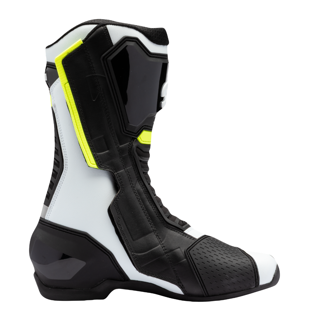 Sidi VYX CE Boots White / Black / Fluo Yellow FREE UK Delivery, FREE 365 Day Returns | Moto Central
