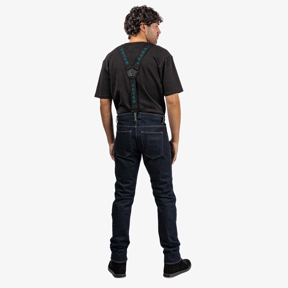 Spada Kaiken Braces Black / Steel Blue FREE UK Delivery, FREE 365 Day Returns | Moto Central