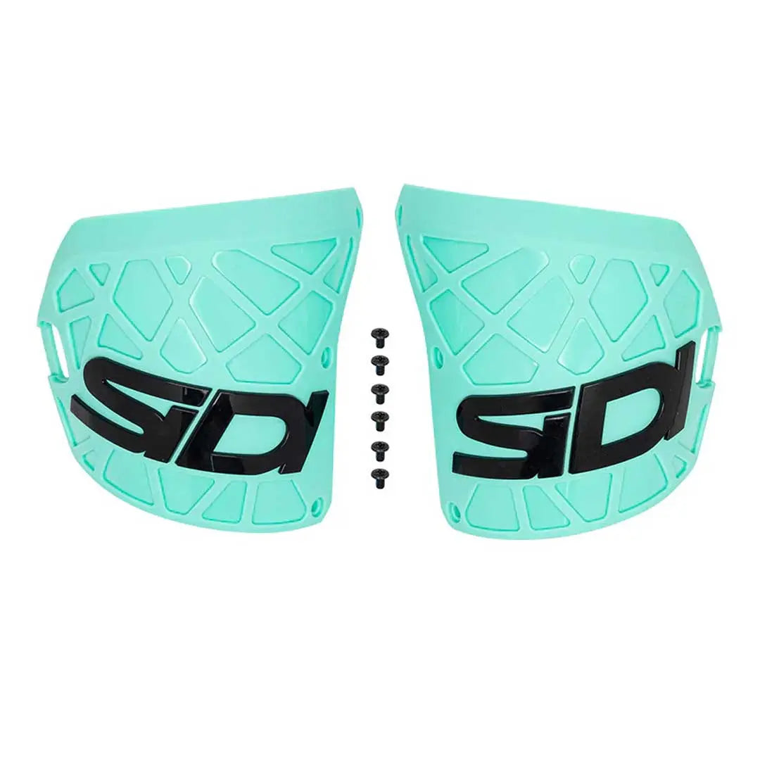 Sidi Crossair X Shin Plate Light Green / Black - Pair FREE UK Delivery, FREE 365 Day Returns | Moto Central