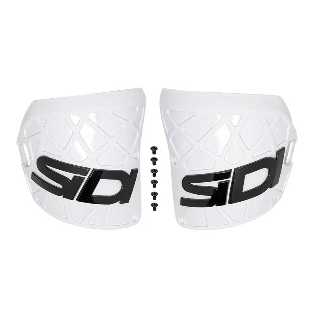 Sidi Crossair X Shin Plate White / Black - Pair FREE UK Delivery, FREE 365 Day Returns | Moto Central