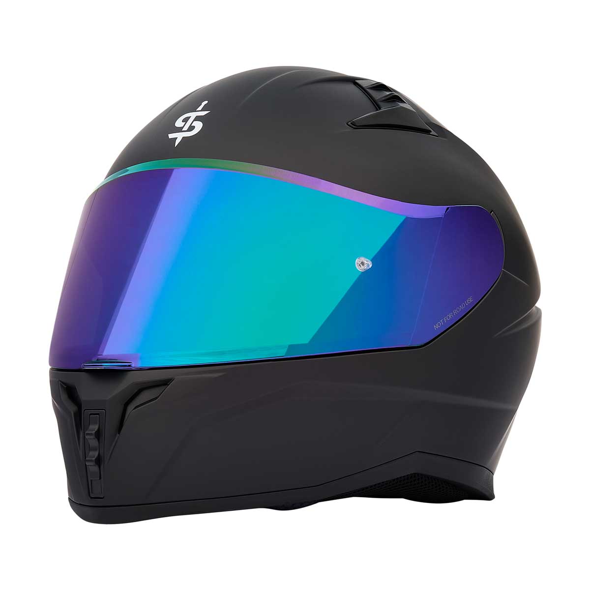 Spada Raiden 3 Helmet Visor Blue FREE UK Delivery, FREE 365 Day Returns | Moto Central
