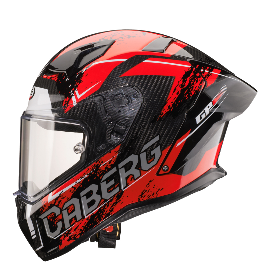 Caberg GP Scratch Red / White / Grey