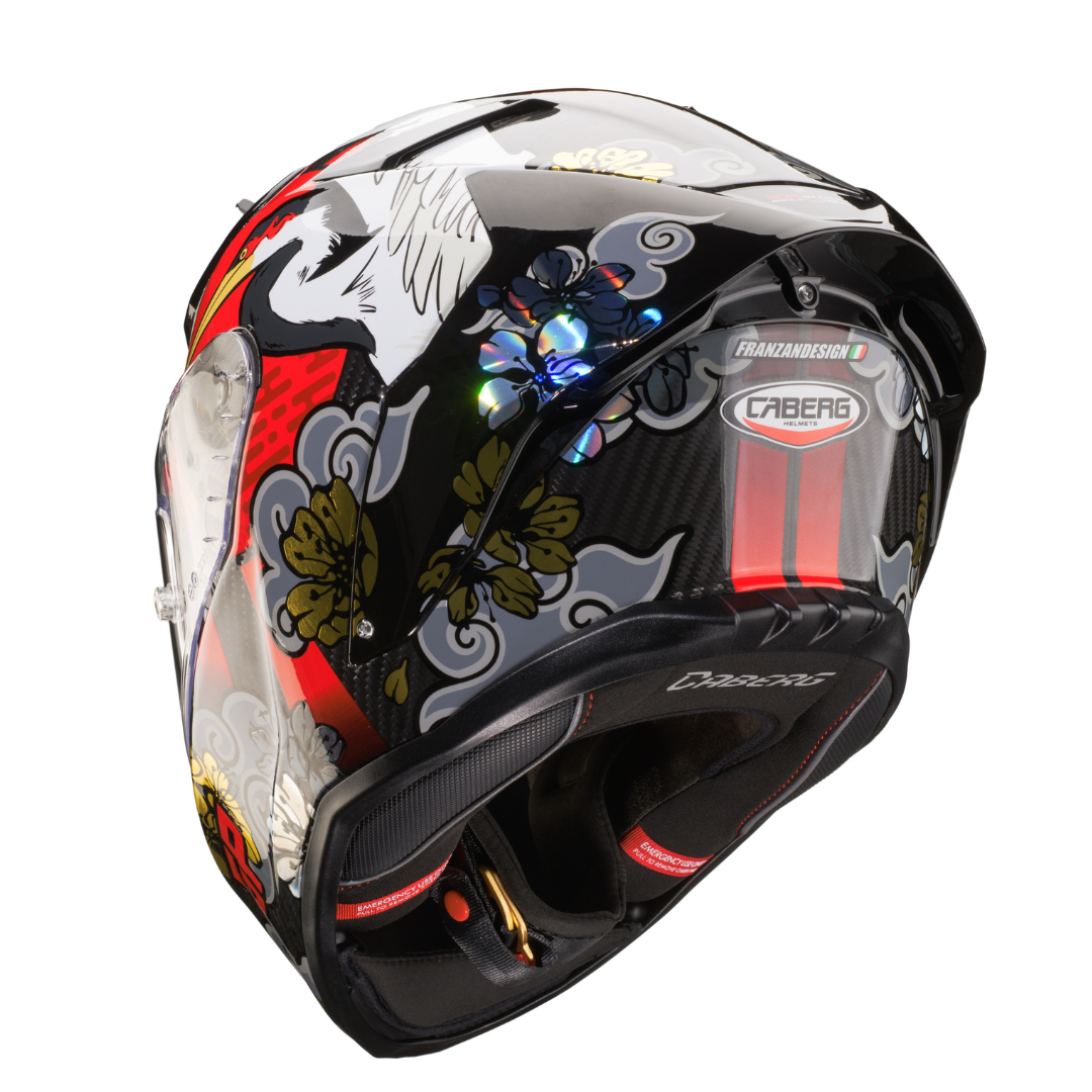 Caberg GP Sora Gold / Silver / Red