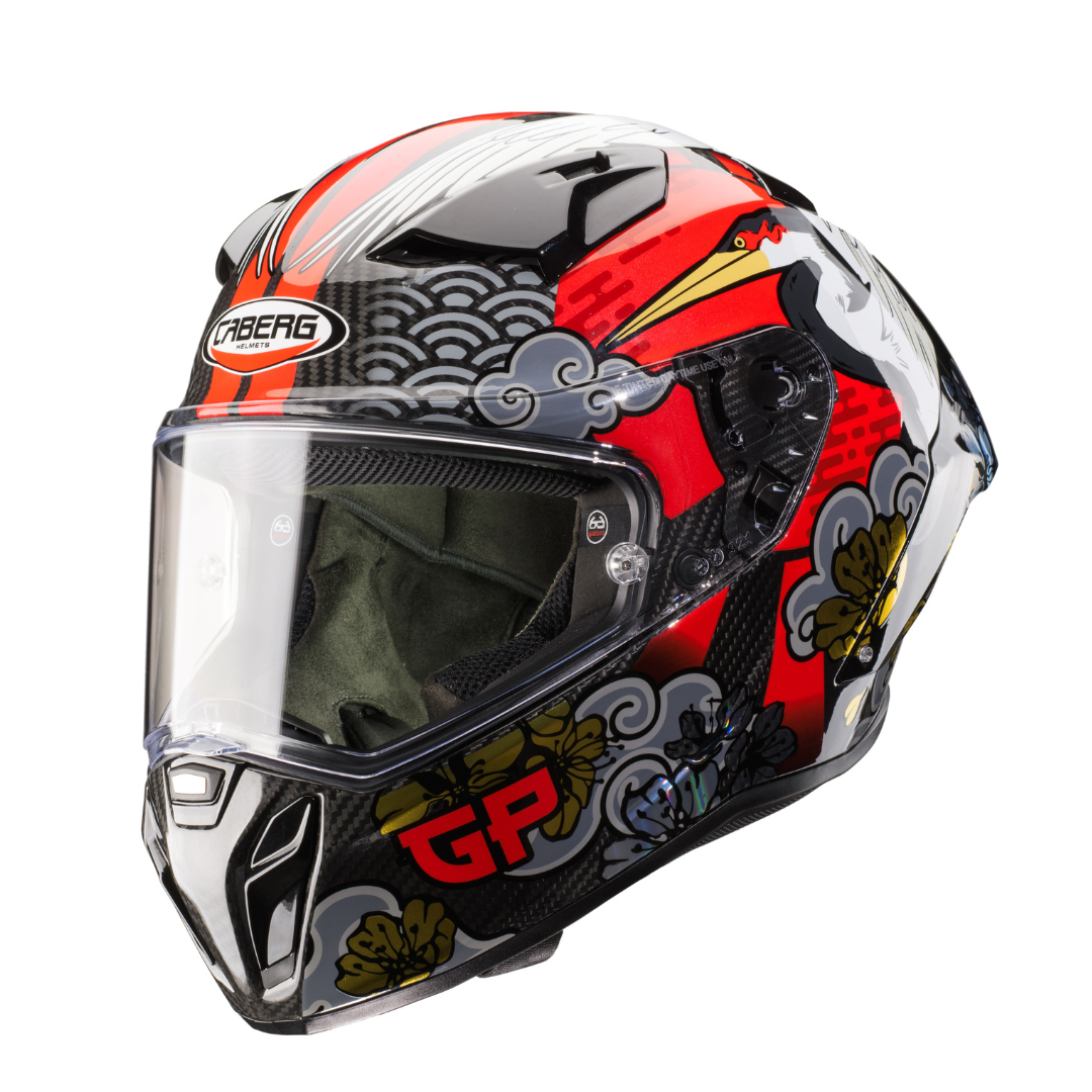 Caberg GP Sora Gold / Silver / Red