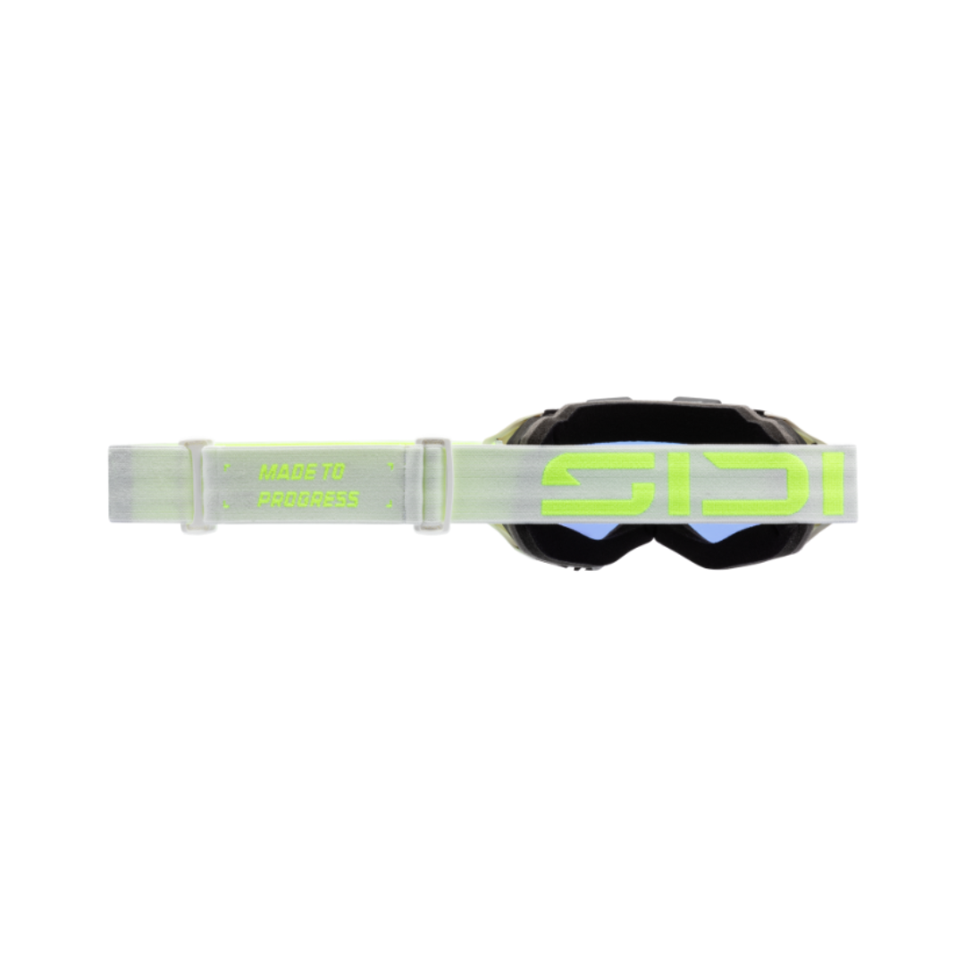 Sidi Fulmen Mirror Goggles White / Fluo Yellow / Gold FREE UK Delivery, FREE 365 Day Returns | Moto Central