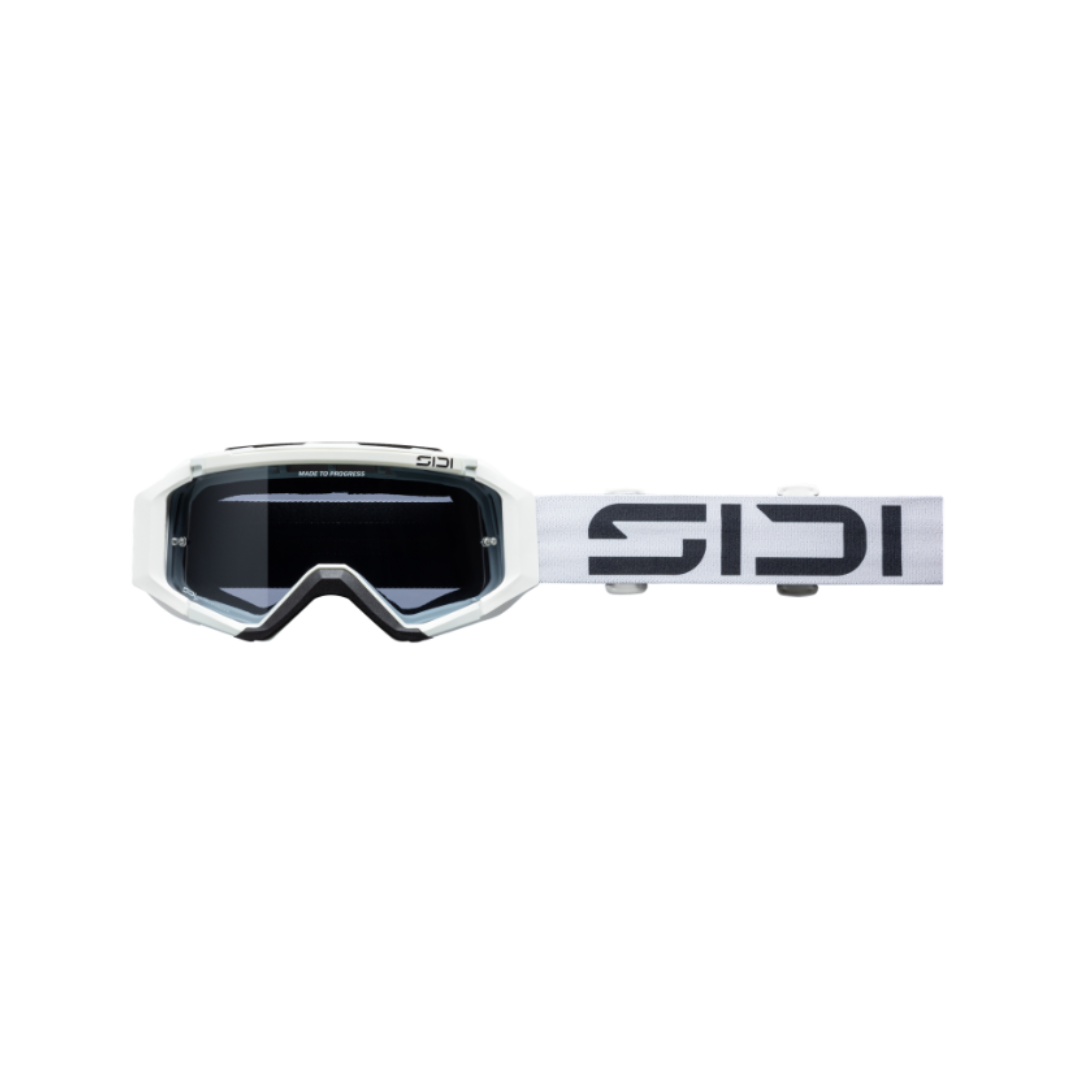 Sidi Gravix Smoke Goggles White / Grey FREE UK Delivery, FREE 365 Day Returns | Moto Central