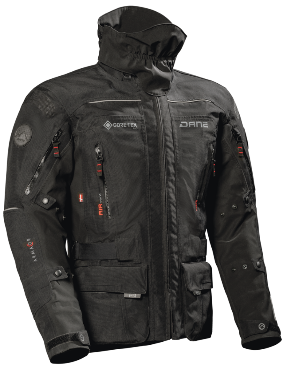 Dane Nimbus 2 Gore-Tex Pro Jacket Black - FREE UK Shipping, FREE 365 Day Returns | Moto Central