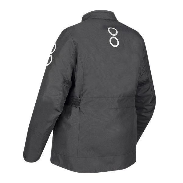 Bering Pamela Queen Size Ladies Textile Jacket Black / White FREE UK Delivery, FREE 365 Day Returns | Moto Central