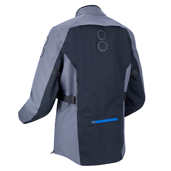 Bering Oxygen Textile Jacket Grey / Black / Blue FREE UK Delivery, FREE 365 Day Returns | Moto Central