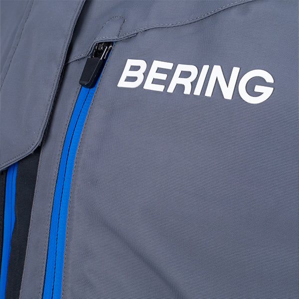Bering Oxygen Textile Jacket Grey / Black / Blue FREE UK Delivery, FREE 365 Day Returns | Moto Central