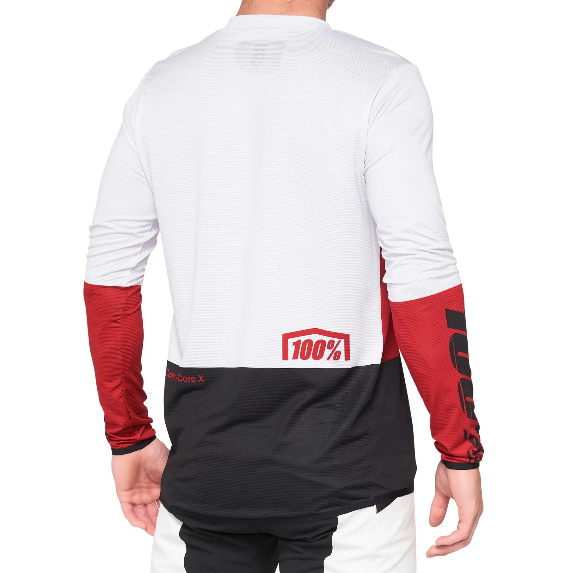 100% R-Core X Jersey Cherry / Black - FREE UK Shipping, FREE 365 Day Returns | Moto Central