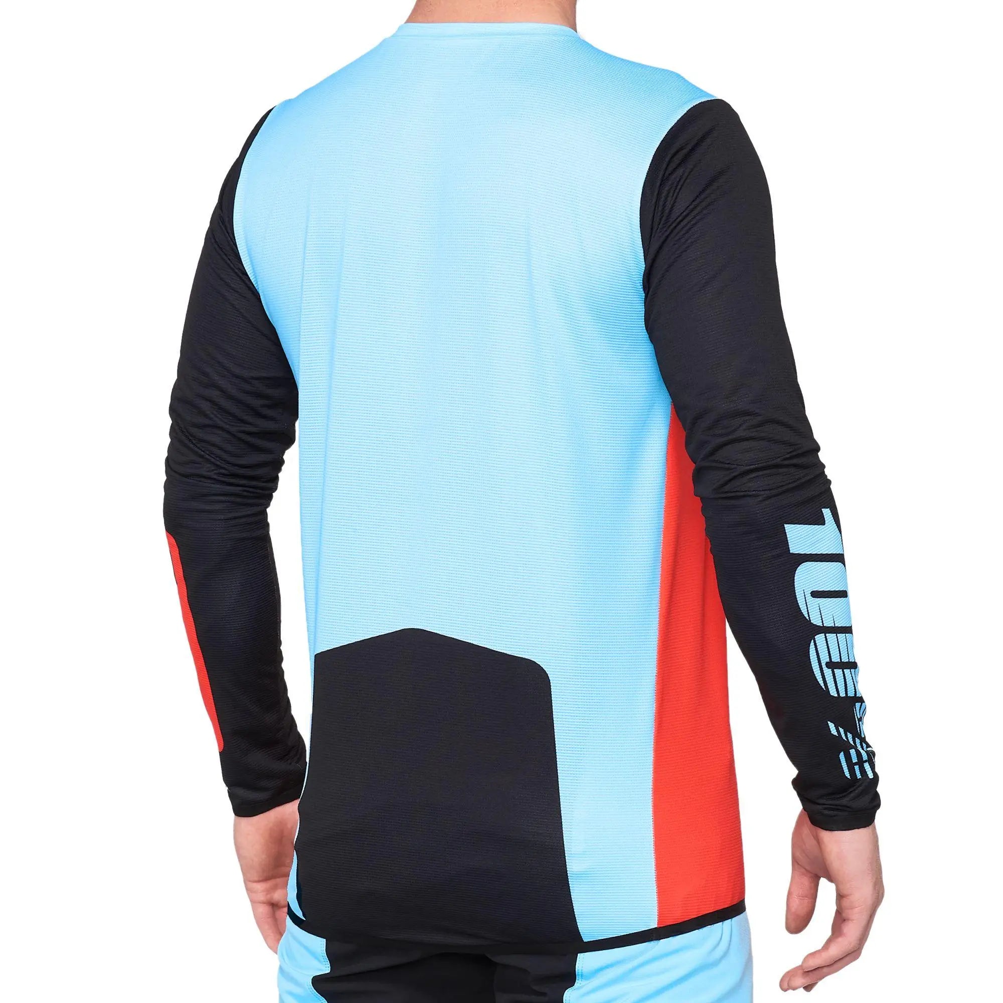 100% R-Core X Jersey Fluo Red / Black - FREE UK Shipping, FREE 365 Day Returns | Moto Central
