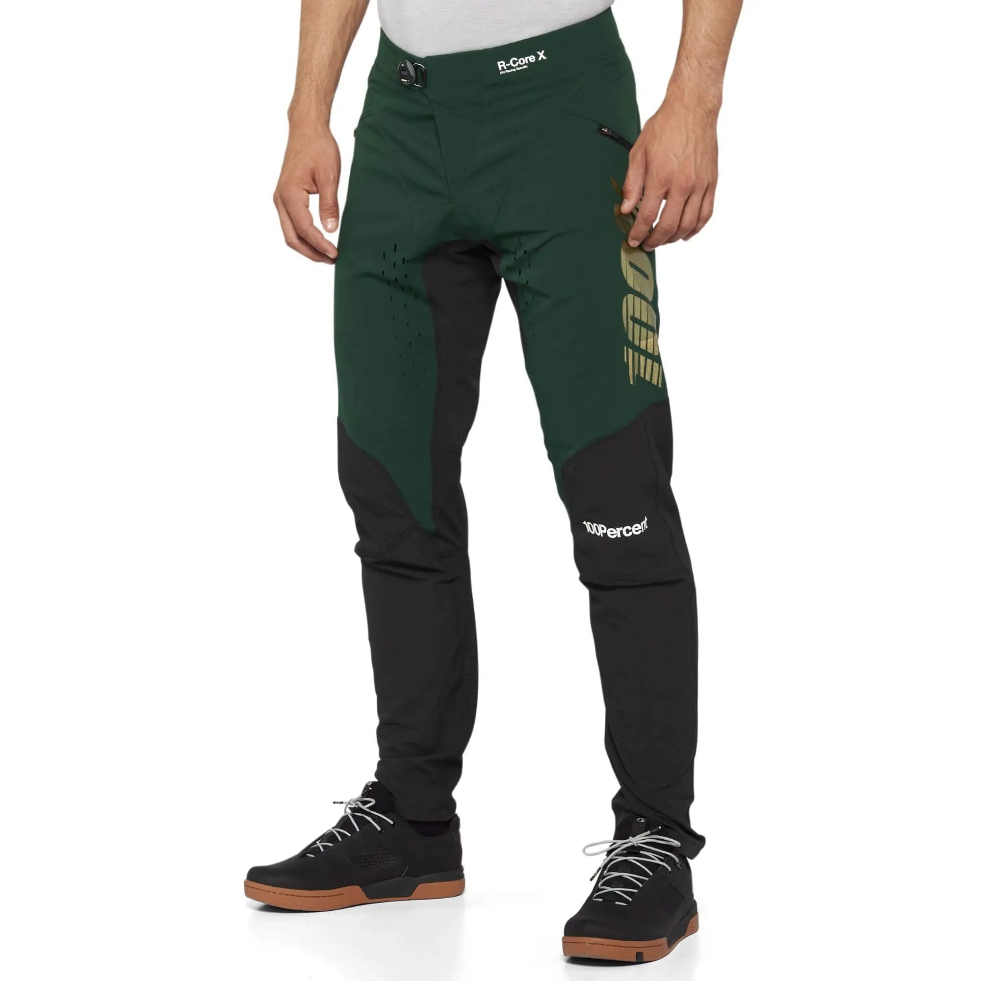 100% R-Core X Limited Edition Trouser Forest Green - FREE UK Shipping, FREE 365 Day Returns | Moto Central