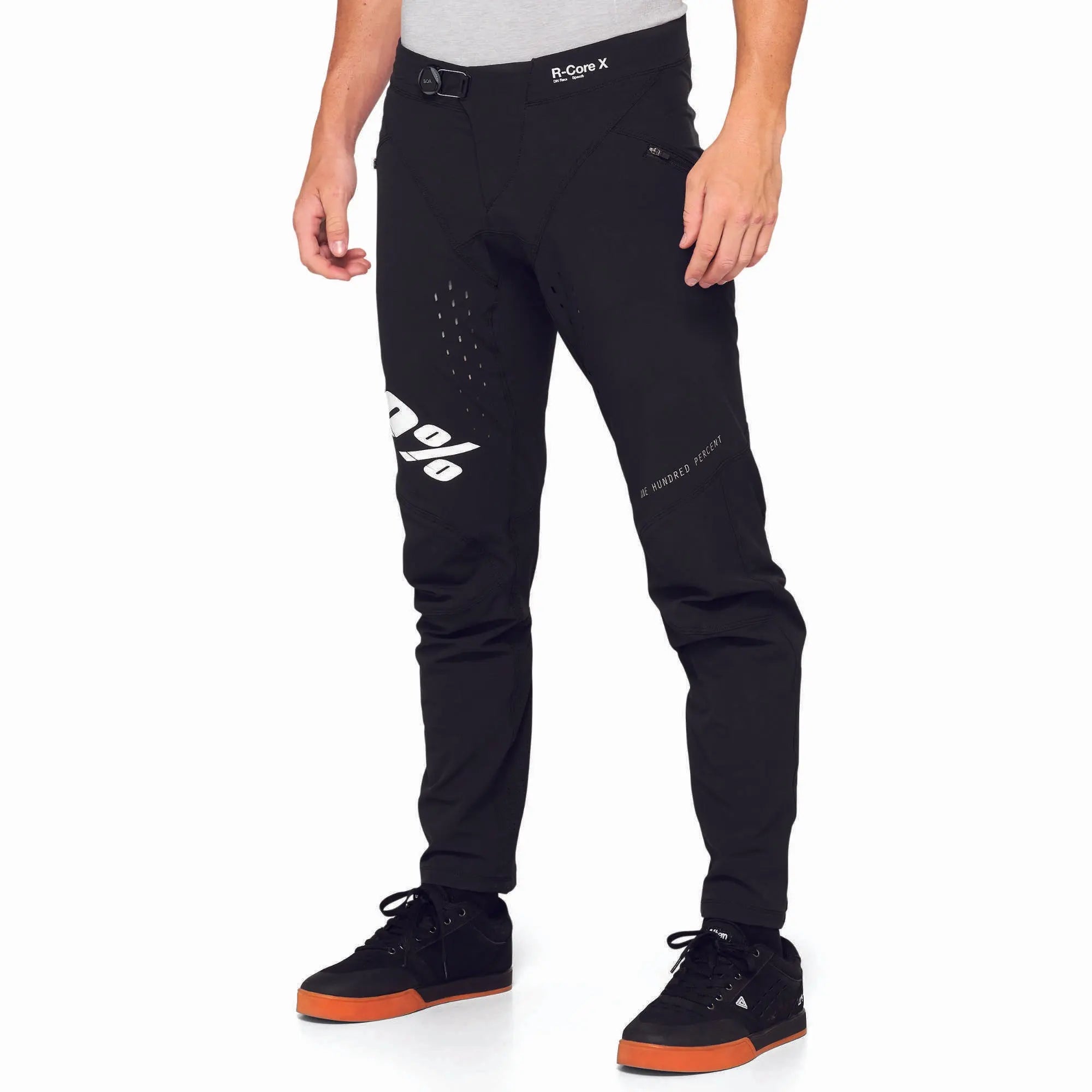 100% R-Core X Trouser Black / Silver - FREE UK Shipping, FREE 365 Day Returns | Moto Central