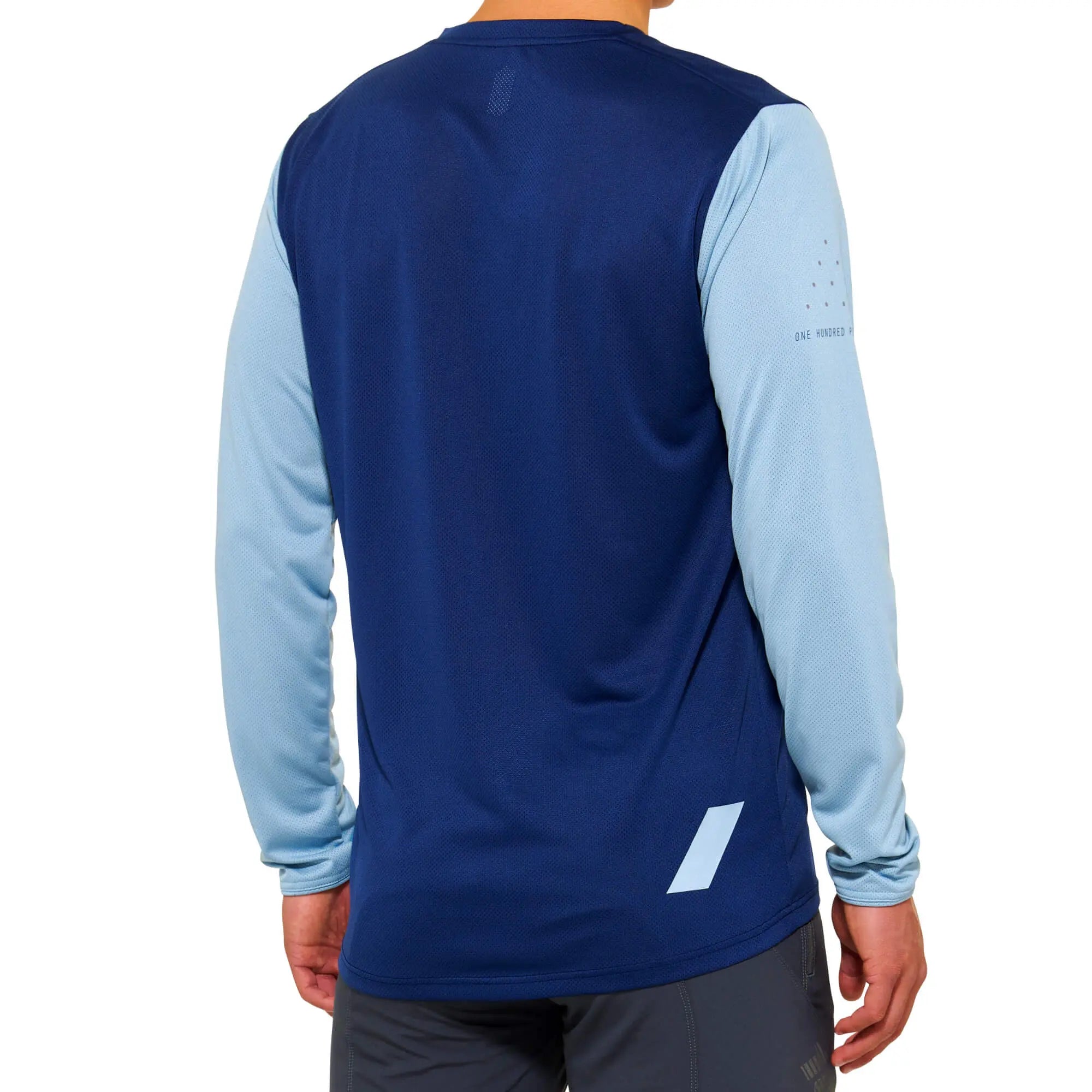 100% Ridecamp Long Sleeves Jersey Navy / Slate - FREE UK Shipping, FREE 365 Day Returns | Moto Central