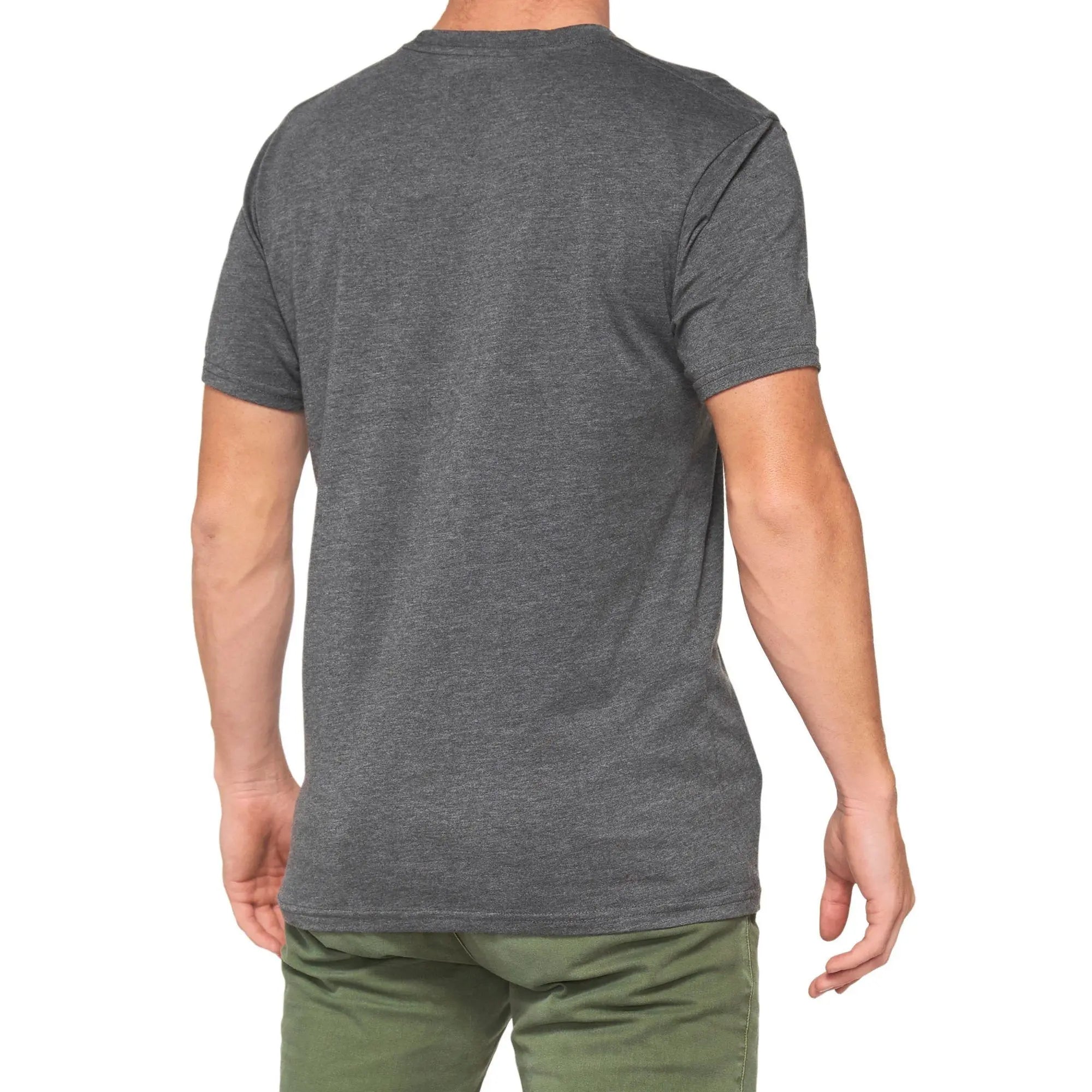 100% Silva T-Shirt Charcoal Heather - FREE UK Shipping, FREE 365 Day Returns | Moto Central