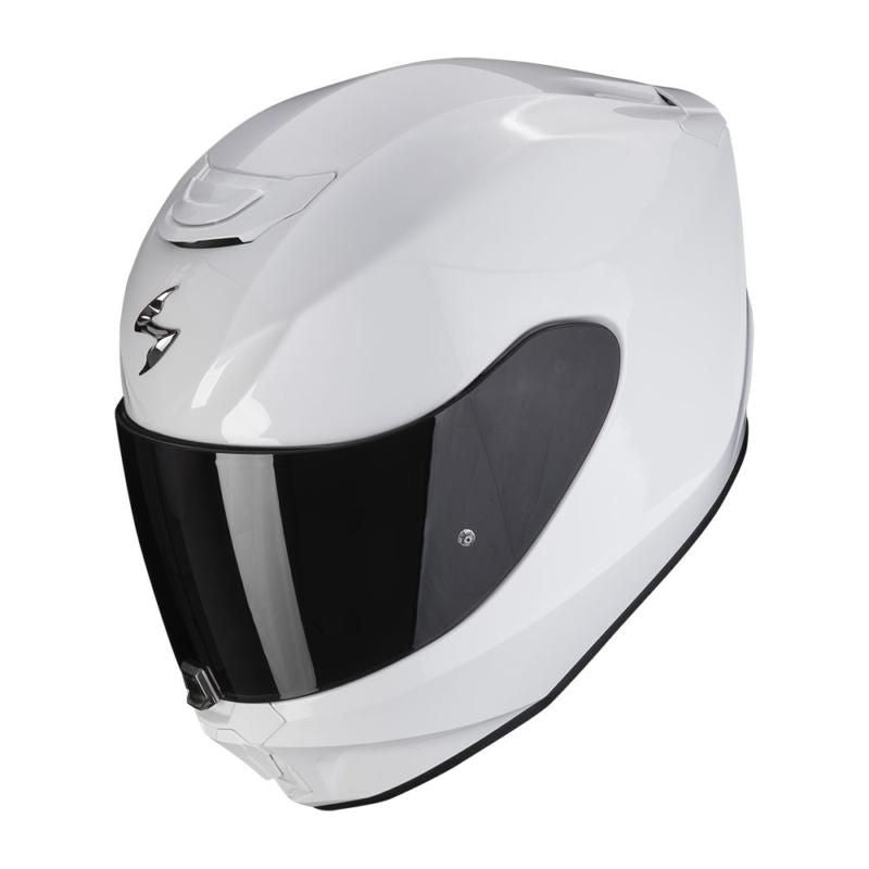 Scorpion EXO 391 Gloss White FREE UK Delivery, FREE 365 Day Returns | Moto Central