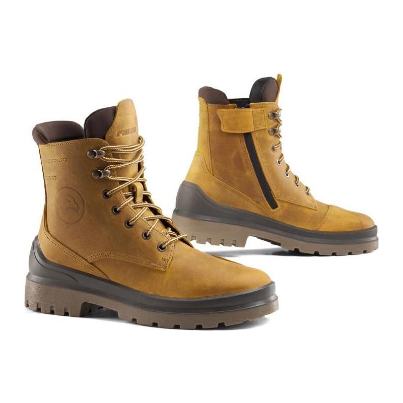 Falco Viky Ladies Leather Boots Camel Brown