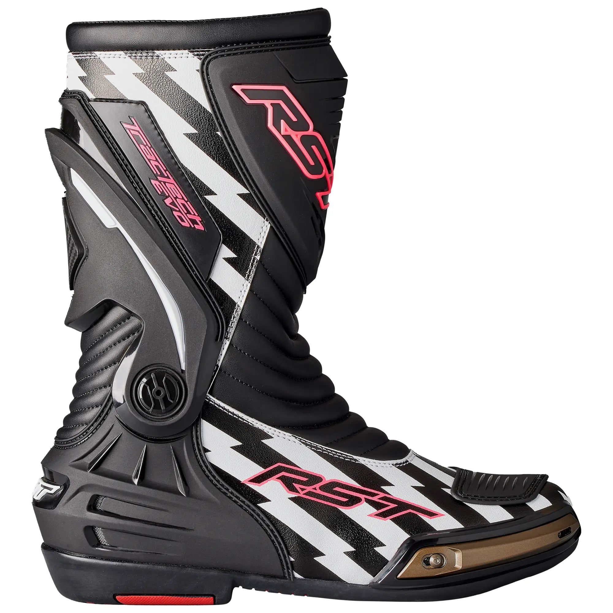 RST Tractech Evo 3 Sport CE Boots Zig Zag - FREE UK Shipping, FREE 365 Day Returns | Moto Central
