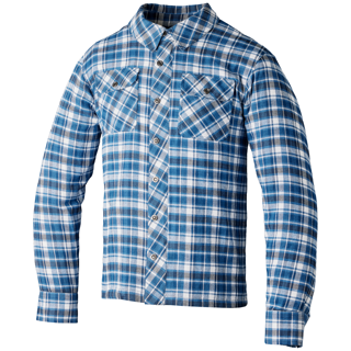 RST x Kevlar Lumberjack CE Textile Shirt Blue / Grey Check