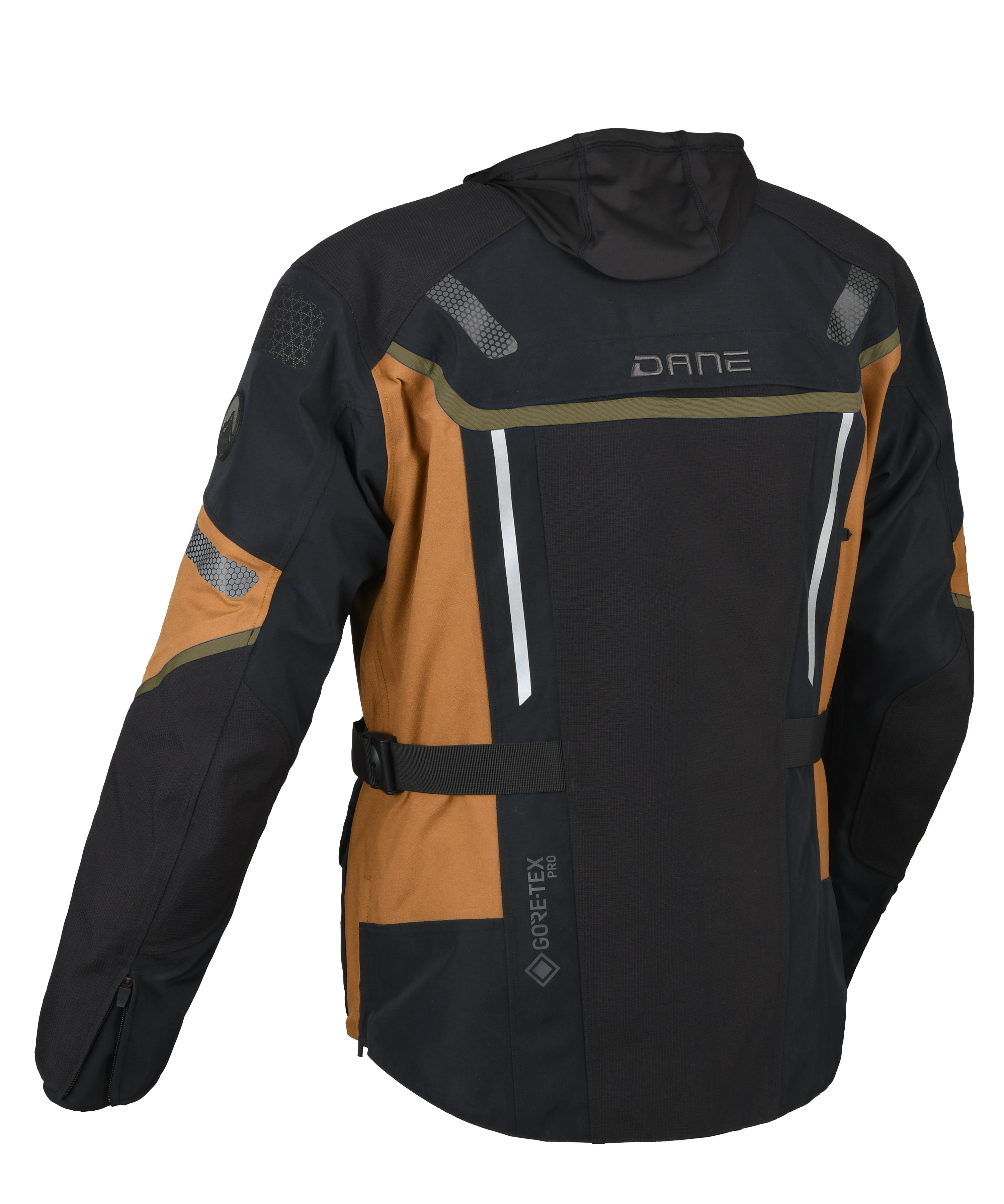 Dane Nimbus 3 Gore-Tex Pro Jacket Black / Brown FREE UK Delivery, FREE 365 Day Returns | Moto Central