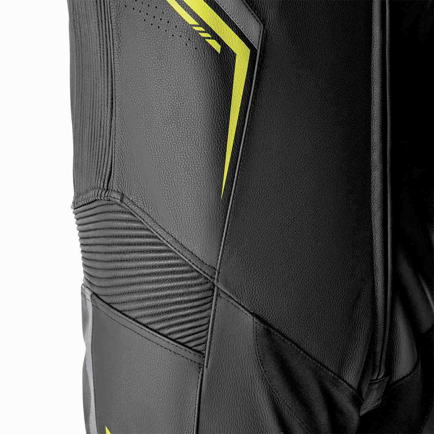 RST S1 D3O One Piece Leather Suit Black / Grey / Fluo Yellow - FREE UK Shipping, FREE 365 Day Returns | Moto Central