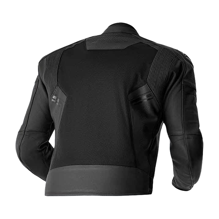 RST S1 Mesh D3O Leather Jacket Black / Black / Black - FREE UK Shipping, FREE 365 Day Returns | Moto Central