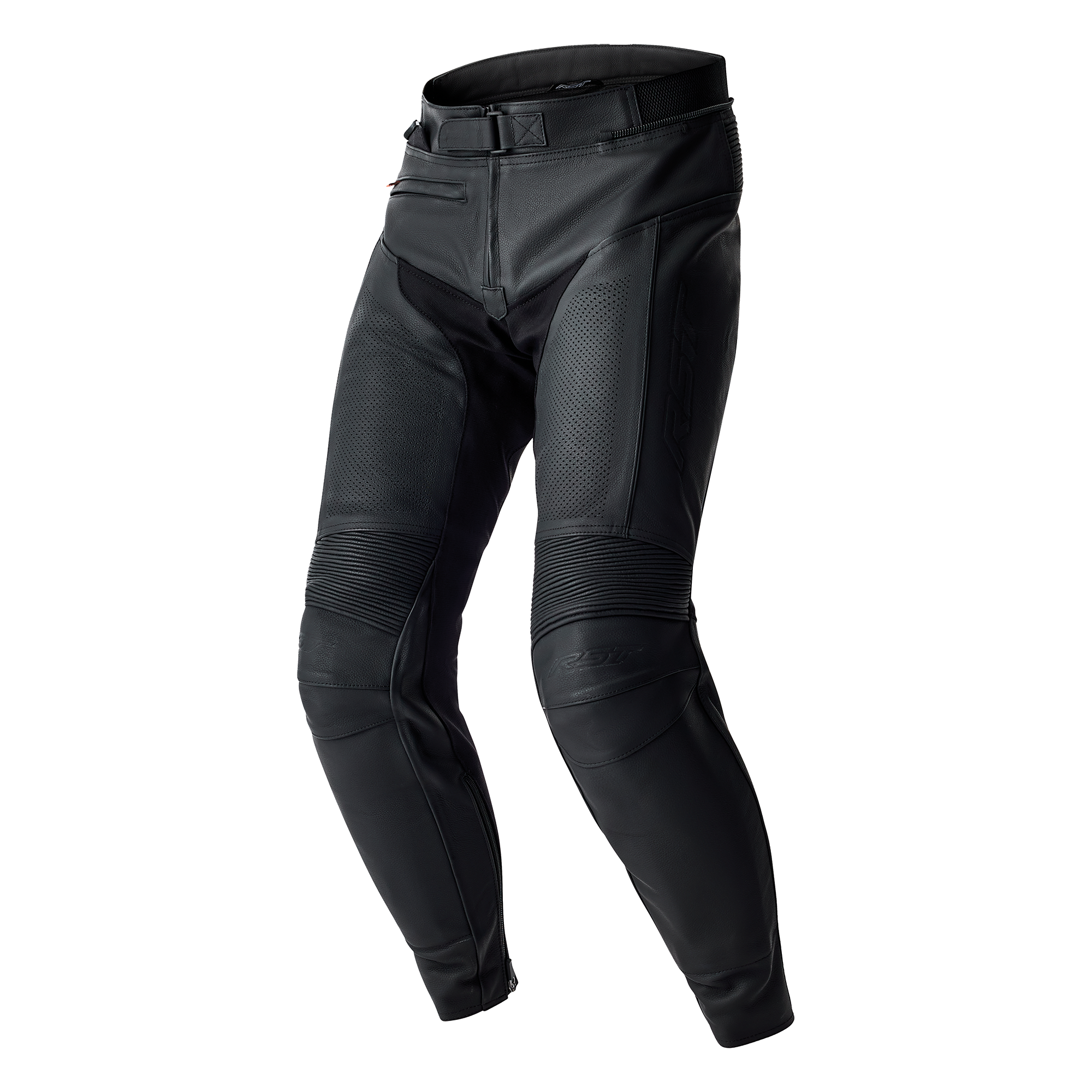 RST T2 D3O Leather Trouser Black / Black / Black - FREE UK Shipping, FREE 365 Day Returns | Moto Central