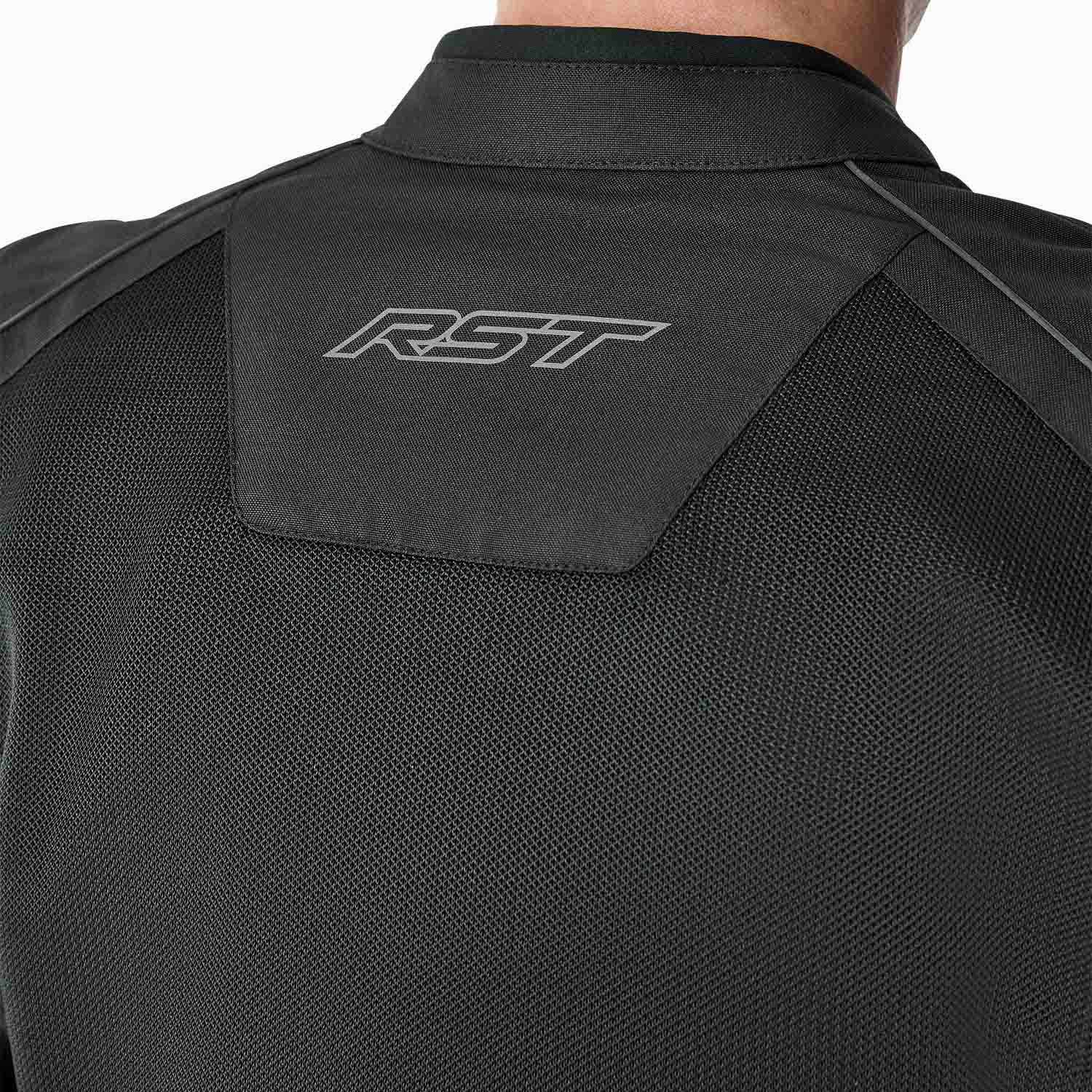 RST S1 Mesh D3O Textile Jacket Black / Black / Black - FREE UK Shipping, FREE 365 Day Returns | Moto Central