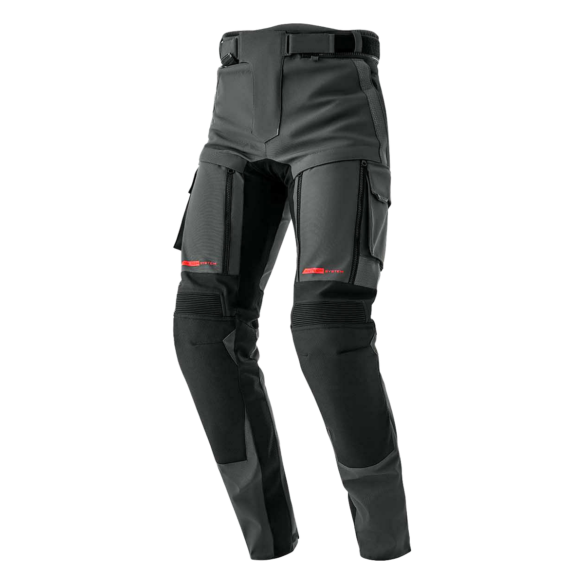 RST Pro Series Adventure D3O Textile Trouser Grey / Black - front view