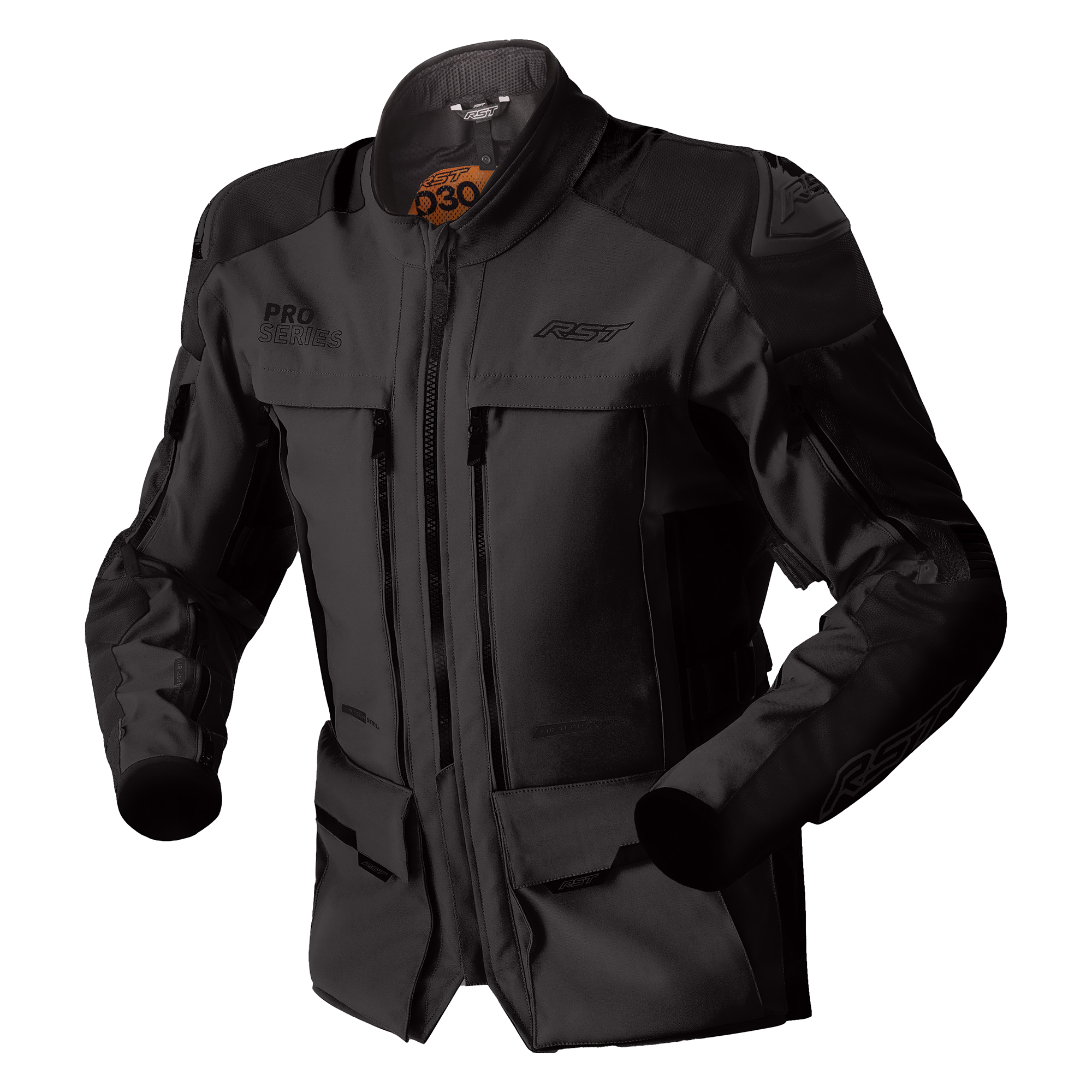 RST Pro Series Adventure D3O Ladies Textile Jacket Black / Black - FREE UK Shipping, FREE 365 Day Returns | Moto Central